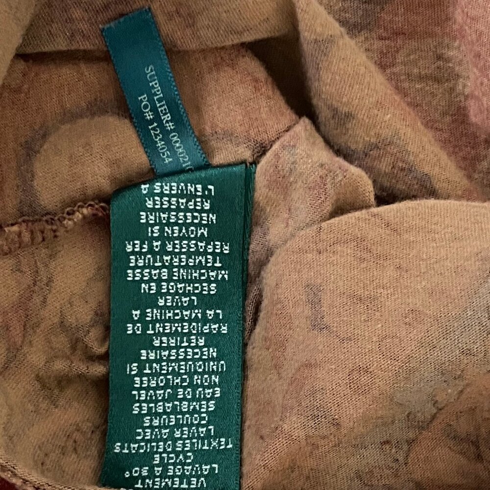 Ralph Lauren Sleeveless Cotton Top Size L - Picture 6 of 6